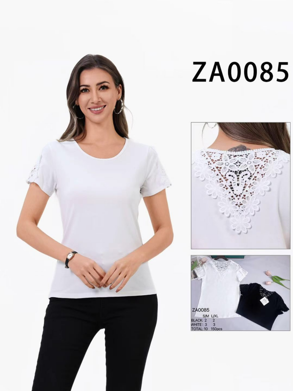 Bluzki damskie Roz Standard, 1 Kolor Paczka 10 szt